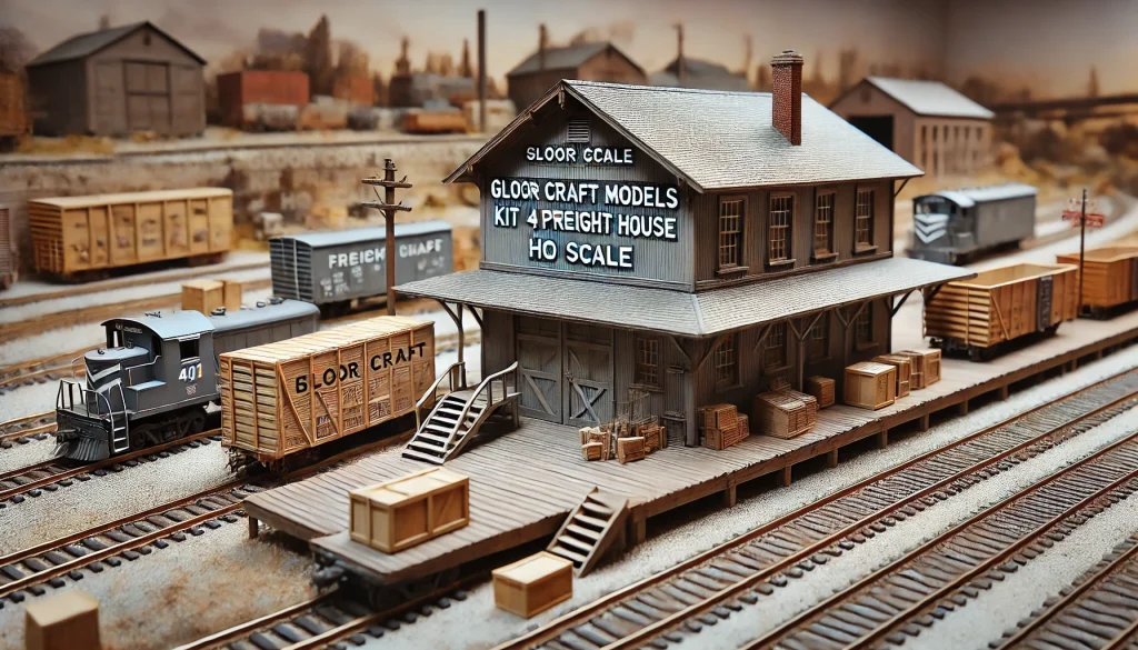 gloor craft models kit 410 freight house ho scale