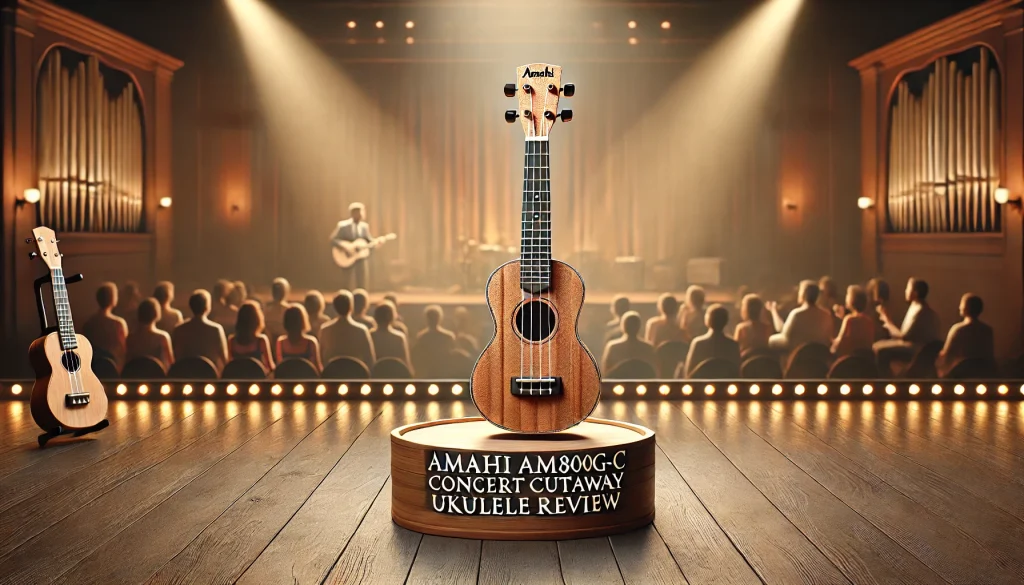 amahi am800g-c concert cutaway ukulele review